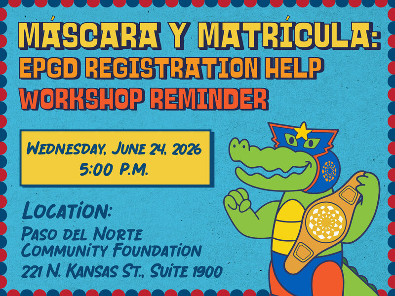 Máscara y Matrícula: EPGD Registration Help