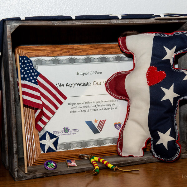 This is an example of what we provide our Veterans as their thank you for their life service to our Country. 