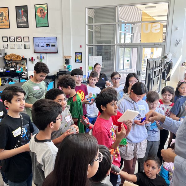 Tech Frontier K-12 STEAM Makerspace, Fab Lab El Paso, educates students with daily monthly workshops on Coding, Robotics, 3D Printing & Modeling.