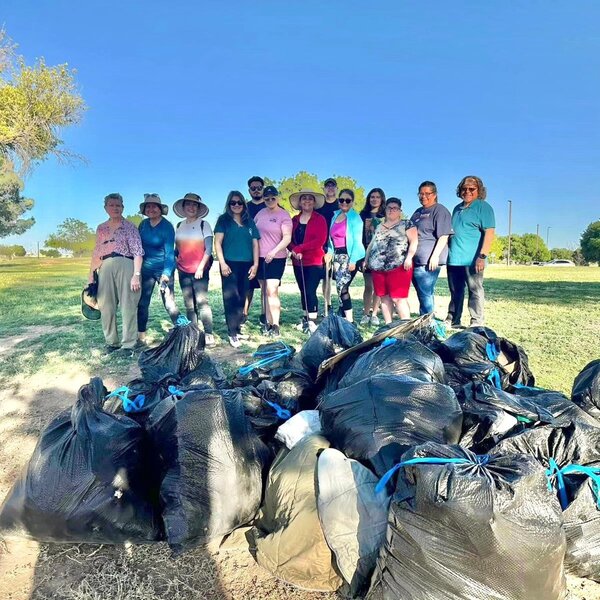 WE HIKE Hosted 9 environmental Stewardship Days in 2025 picking up trash in the city and mountain. 