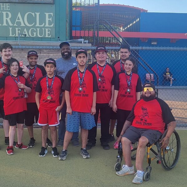 Miracle League Dugout Demons baseball team 