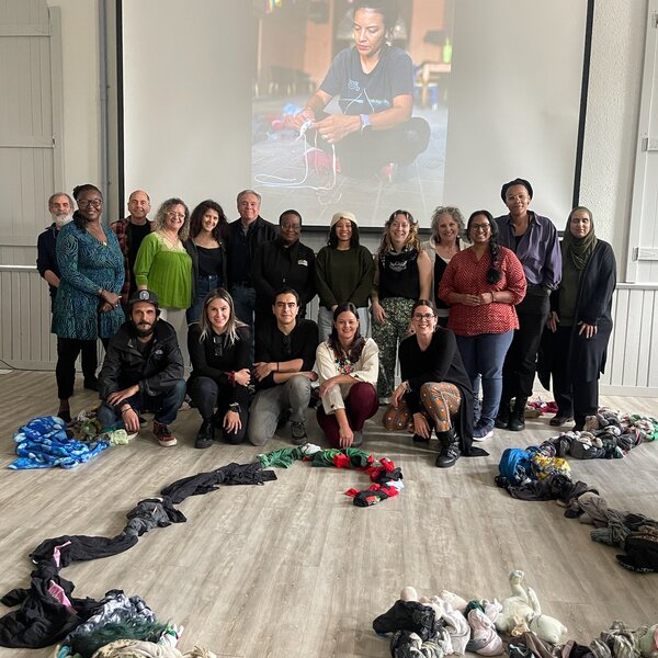 LA TRENZA workshop at the Artseverywhere Festival, Guelph, ON Canada