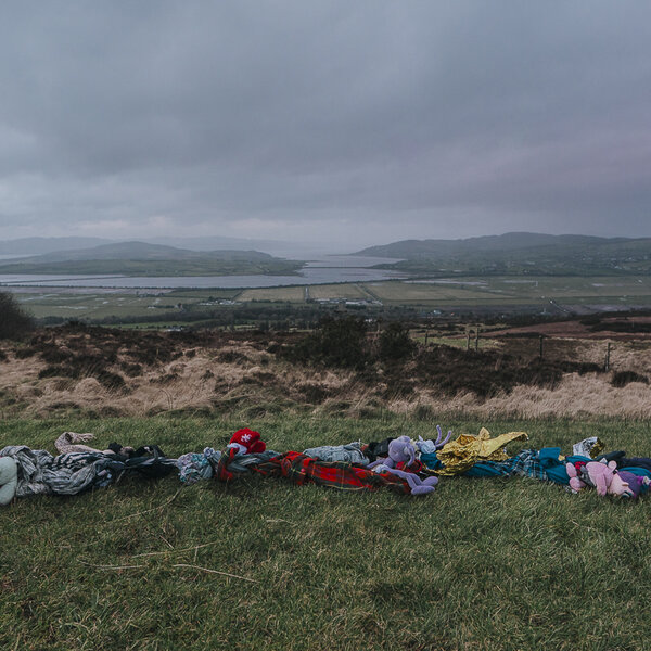 La Trenza in the border of Donegal and Derry, Ireland - Northern Ireland (UK). 