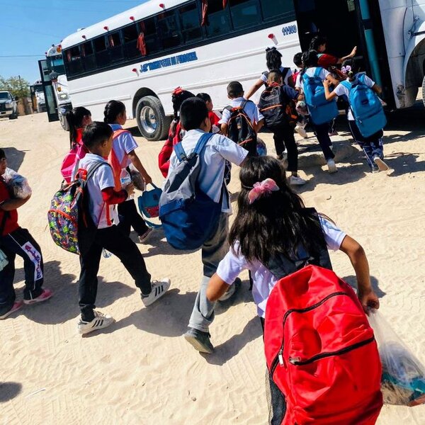 Thanks to many who donate towards the Back to School Annual Distribution, over 200 children in the Lower Valley of El Paso, with over 900 in Cd. Juarez and Chihuahua, receive backpacks filled with school supplies at the start of the new school year!