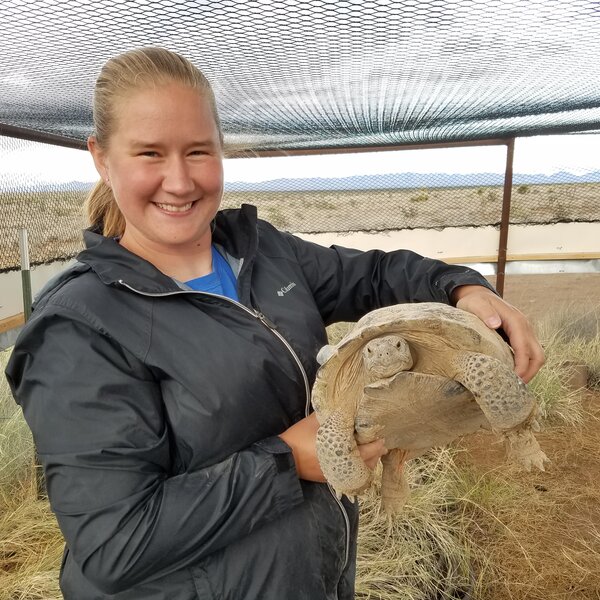 Zookeeper and bolson tortoise