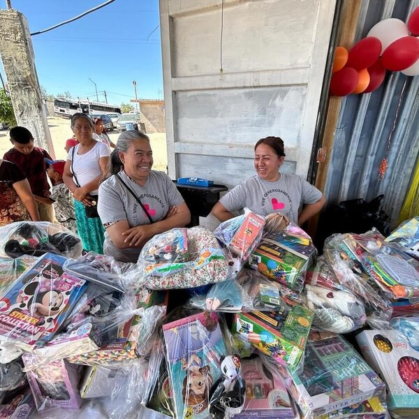 Close to 1,500 children in El Paso and Juarez received new toys in celebration of the Greatest Gift we have all received!
