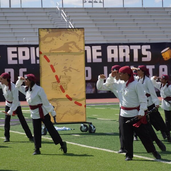 The opening of this year's show at the first marching competition of the season
