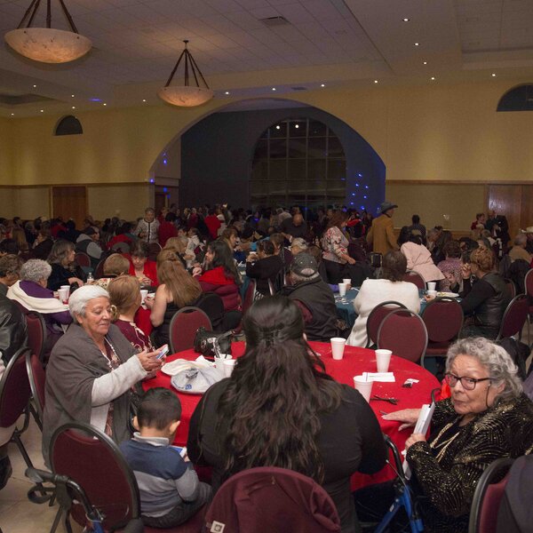 Nov 2017 Seniors Crowd pic fr kitchen angle
