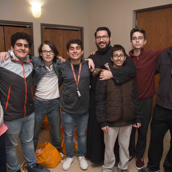 Nov 2017 Seniors Fr Joseph and Teens
