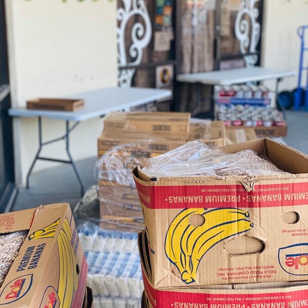 Nov 2020 Senior Citizens food bag packing