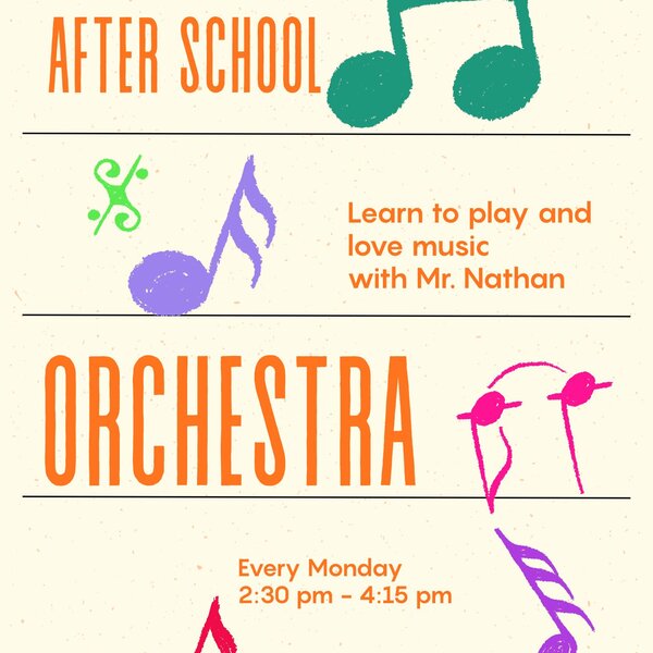 The mountain is alive with the sounds of our orchestra at The Cherry Hill School.