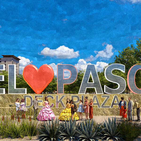 I Love El Paso Deck Plaza