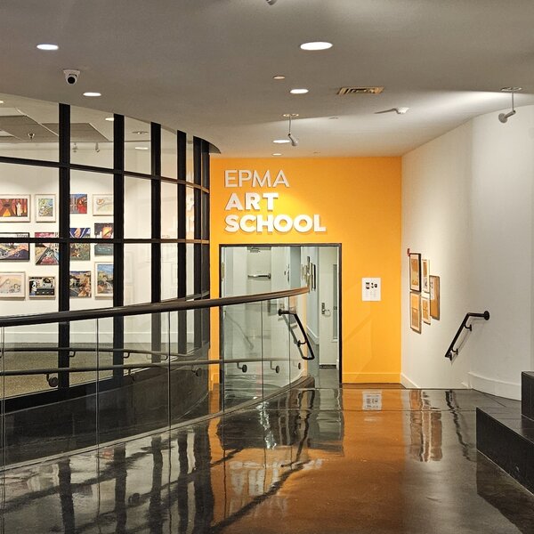 EPMA Art School Title Wall