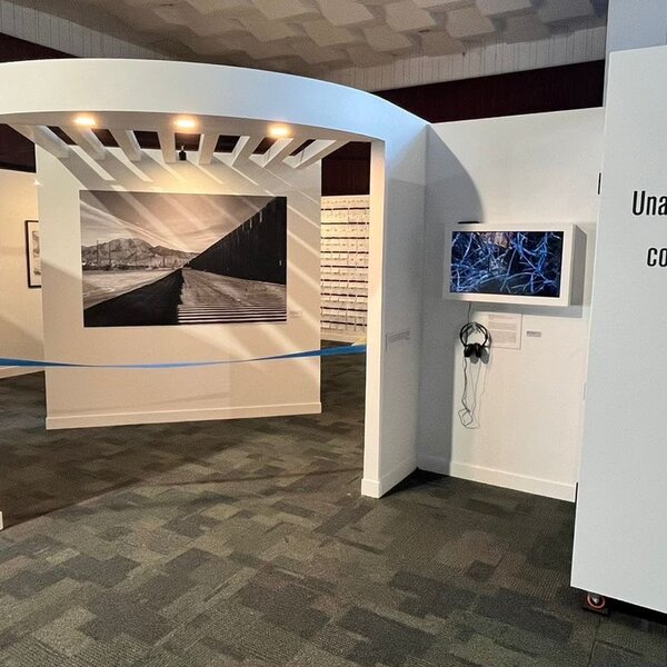 Migrantes exhibition at Tecnologico de Monterrey, Campus Monterrey