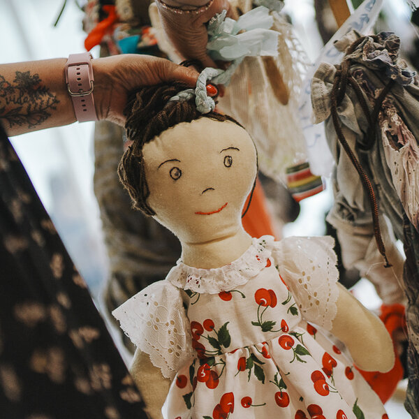 La Trenza Workshop with women from Programa Compañeros A.C. in Ciudad Juarez at Museo Tin Tan