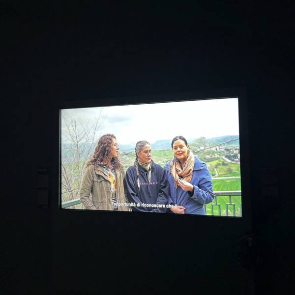 Video screening at Museo delle Città del Mondo, Palermo Sicily, Italy. 