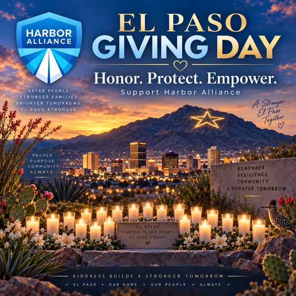 Remembrance and the 23 lives 🤍  23 lives. Forever in our hearts.  This symbolic tribute remembers the lives taken in the El Paso Walmart tragedy and holds their families, survivors, and everyone affected in our hearts.  Remembrance means making space for grief, showing up for our neighbors, and continuing to care for one another.  Always remembered. Always part of El Paso.  #ElPasoStrong #NeverForgotten #HarborAlliance