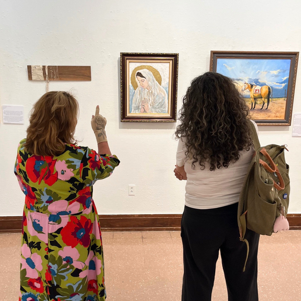Two participating artists discuss work that they exhibited in our members showcase from Roots to Branches