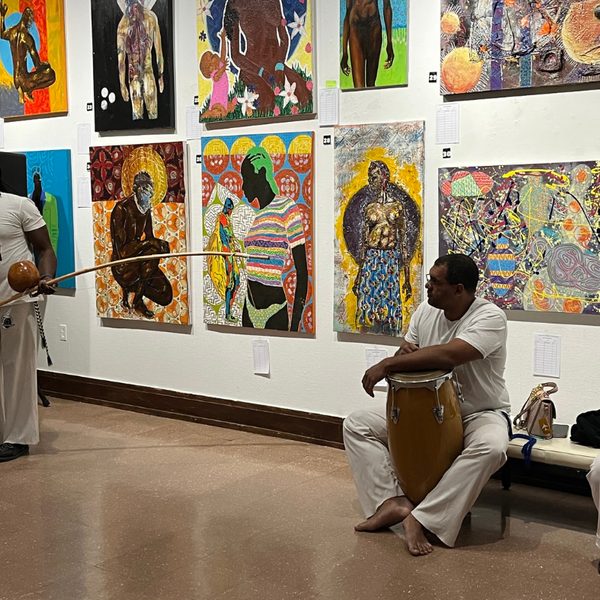 We were treated to a live capoeira performance by Capoeira El Paso during the opening reception of the second annual El Paso Black Arts Association, Silent Black Art Auction Fundraiser and All Black Affair 