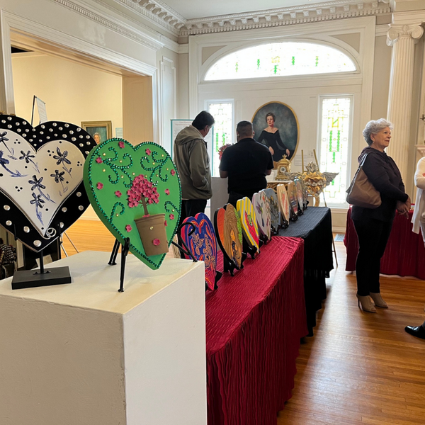 See the wonderful work from local artists for the Meet the HeArtists with El Paso Human Services Inc, Fundraiser and auction in our historic Deane G. Miller Parlor