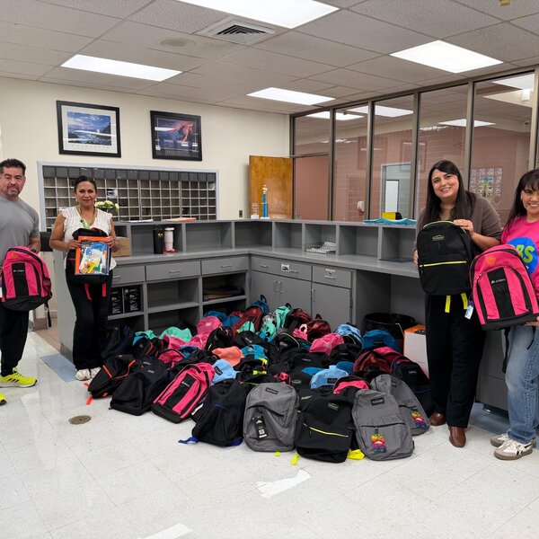 Backpack Donation - Guillen Middle School