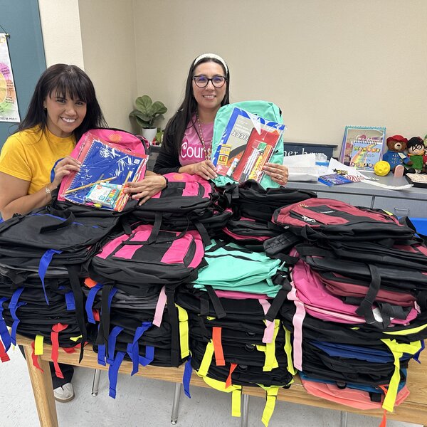 Backpack Donation - Borrego Elementary School