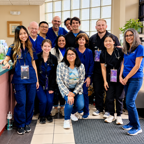 The people behind the care. Volunteers, students and healthcare professionals serving El Paso together.