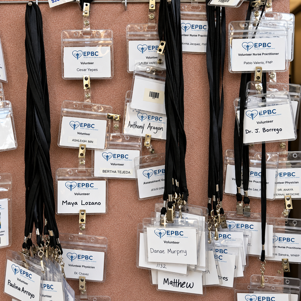 Every badge represents someone who chose to give their time and skills.
