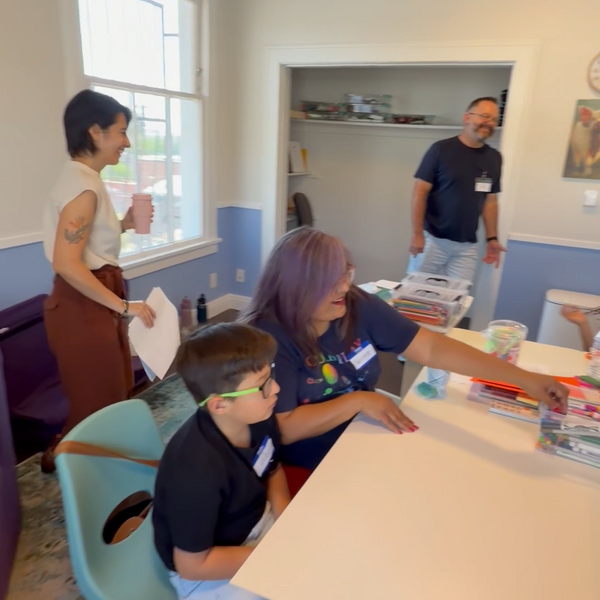 CGC Staff, Volunteers, and families during our Grief & Back to School specialty group this past July