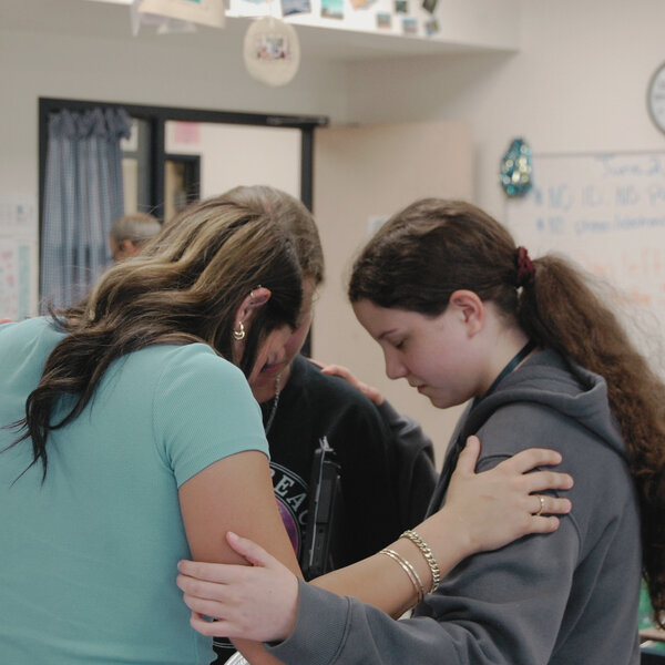 Shea, one of our Campus Life leaders, had the opportunity to pray with two sisters who were heartbroken about having to move. 🧡  A simple but meaningful reminder that ministry happens in everyday moments—when students have someone who will listen, care, and remind them that God is with them, even through difficult changes.
