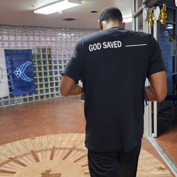 After a recent JJM graduation, this young man couldn’t wait to wear his customized T-shirt! 🧡  As part of our commitment to discipleship beyond juvenile detention, each graduate gets to choose the words on their own shirt—a small but meaningful way to give them ownership of their journey and remind them that God is not finished writing their story!